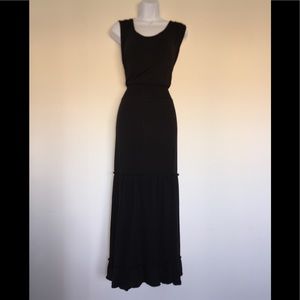 Maxi Dress Black Cute & Comfortable